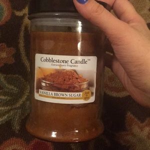 NEW Cobblestone Candle in Vanilla Brown Sugar